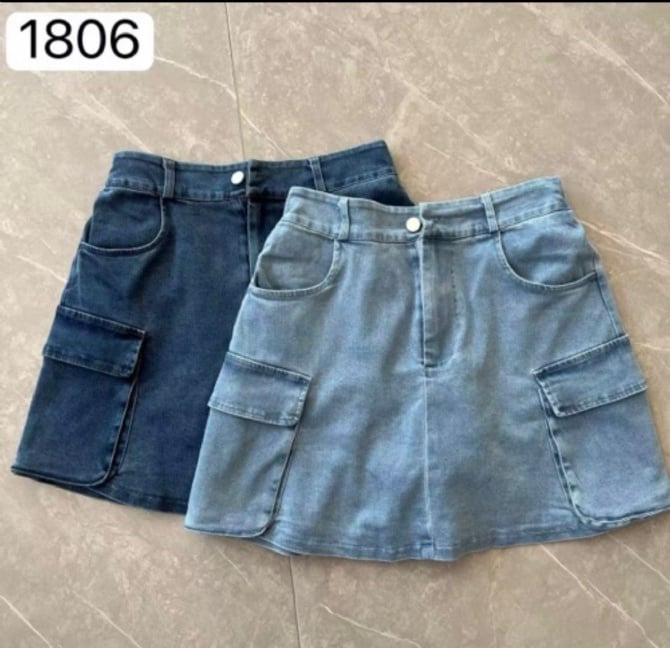 JC 1806 DENIM SKIRT (0118)