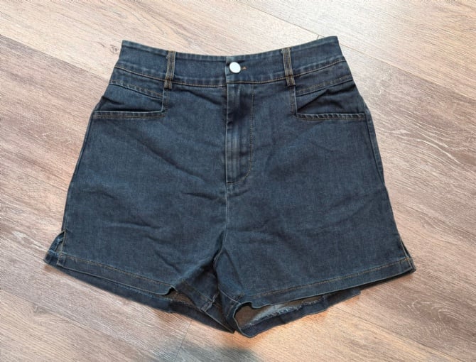 JC 1679 HIGH WAIST DENIM SHORTS (122)