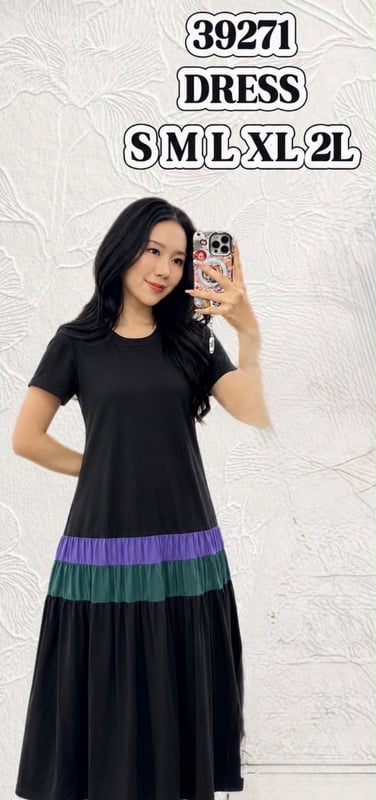 S7 39271 JAP LAYER DRESS (1403)