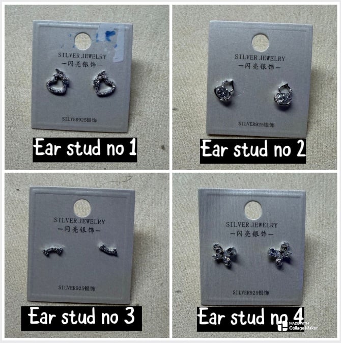SALES - 925 SILVER EAR STUDS (274)