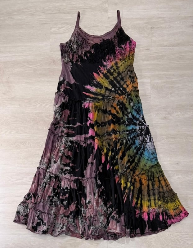 CTC TIE-DYE LAYER LONG DRESS (0799)
